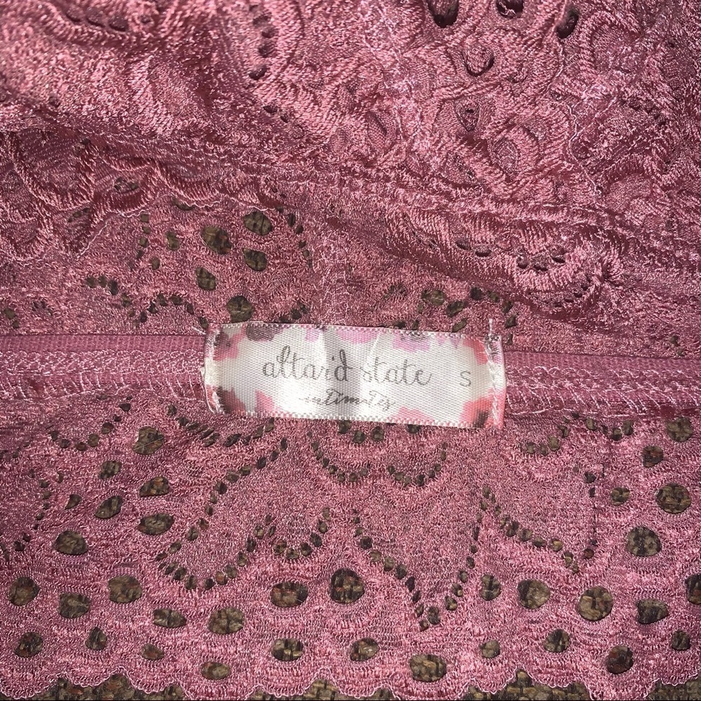 Altar'd State Intimates rose Bralette, good condition, Small - Picture 4 of 4